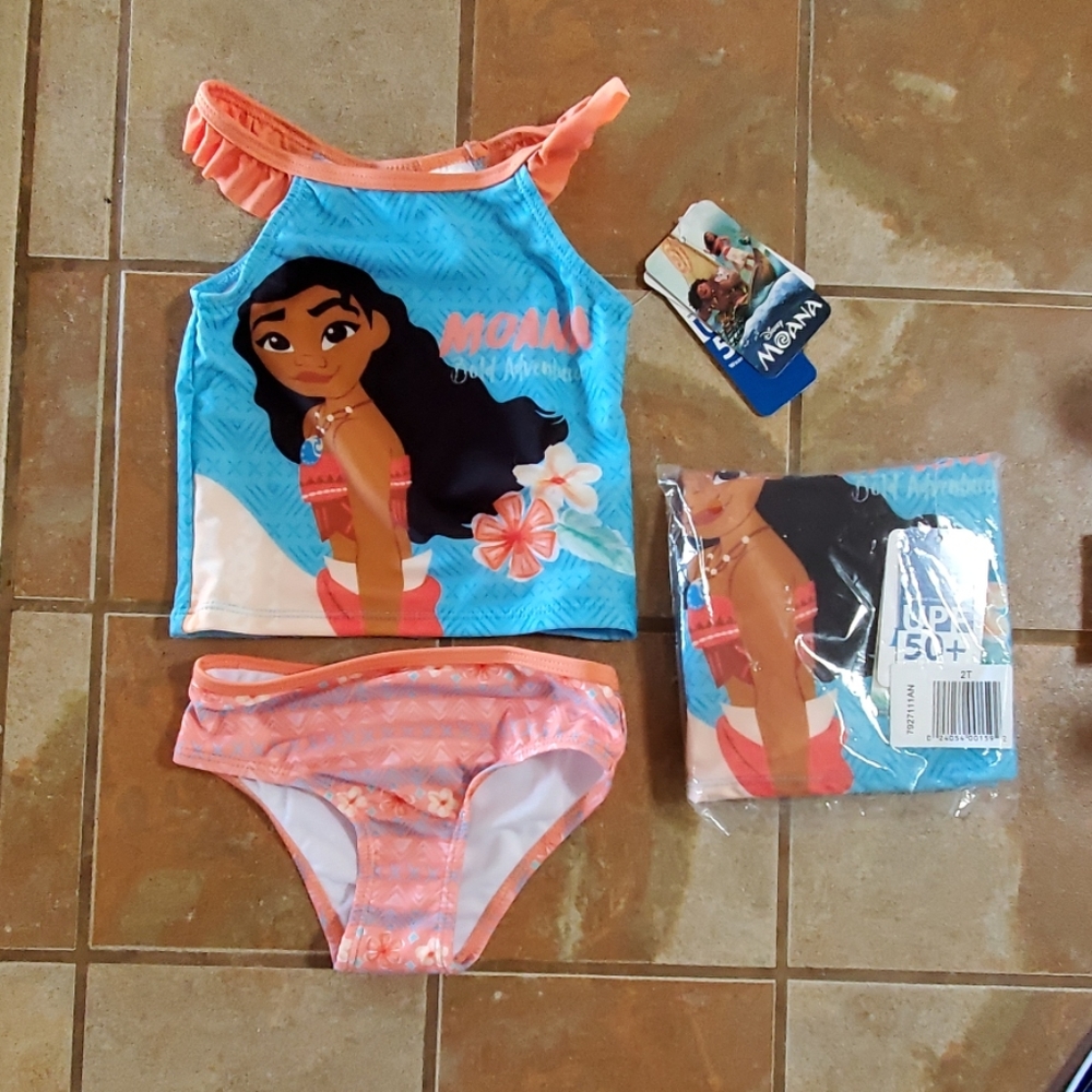 Moana 2 piece swimsuit